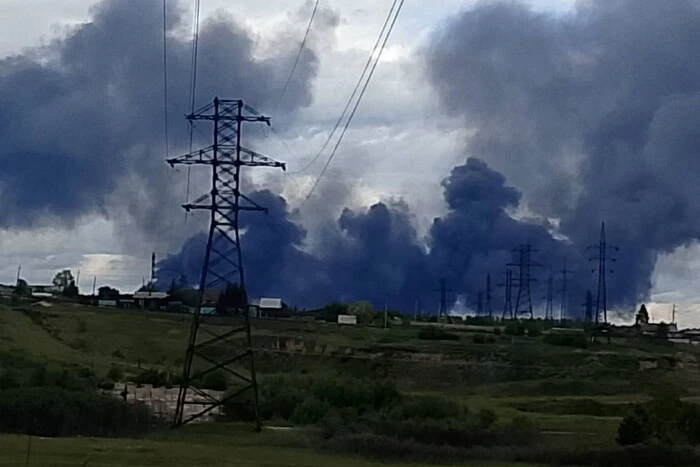 In Russia, enemy strategic bombers are burning en masse