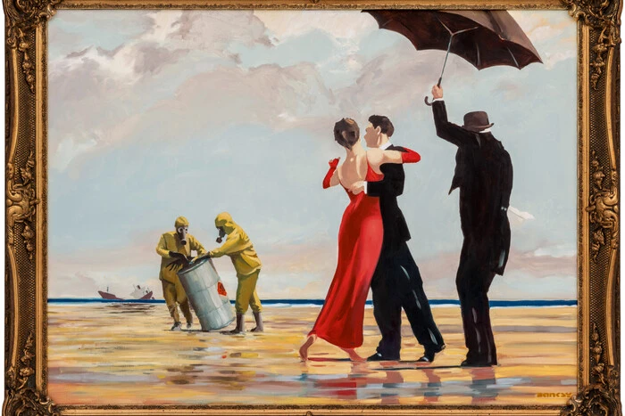 Banksy's painting sold at auction for $5 million