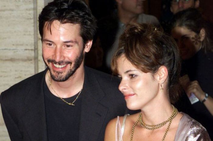 Keanu Reeves and his wife