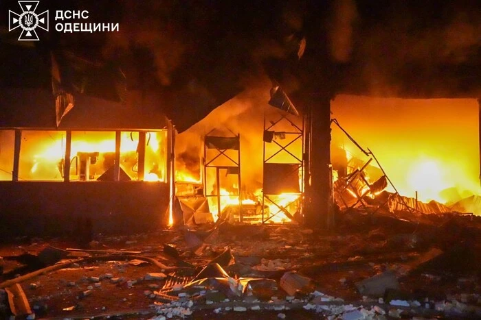 Fires in Odesa due to shelling by the Russian Federation