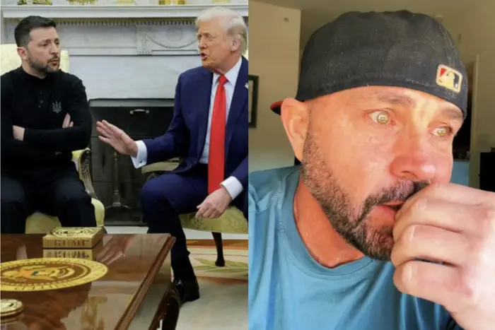 Veteran cries over Trump's team