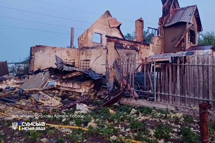 Sumi was attacked by 'Shaheds': photo of the aftermath