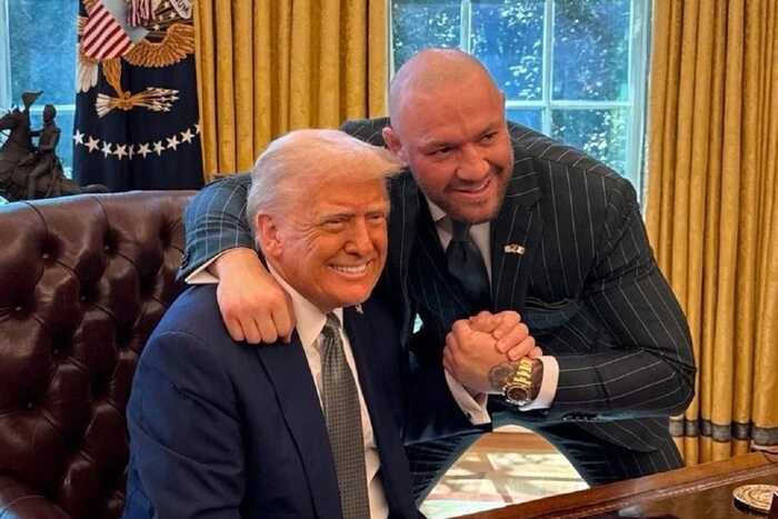 When Donald Trump meets with an MMA fighter convicted of rape