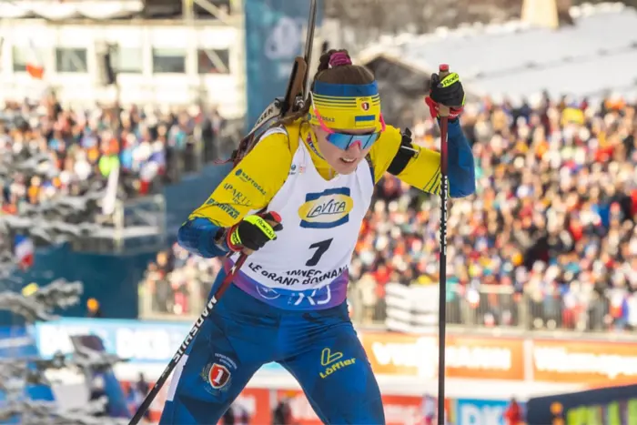 Die ukrainische Mannschaft hat die erste Medaille bei der Junioren-Weltmeisterschaft im Biathlon 2025 gewonnen