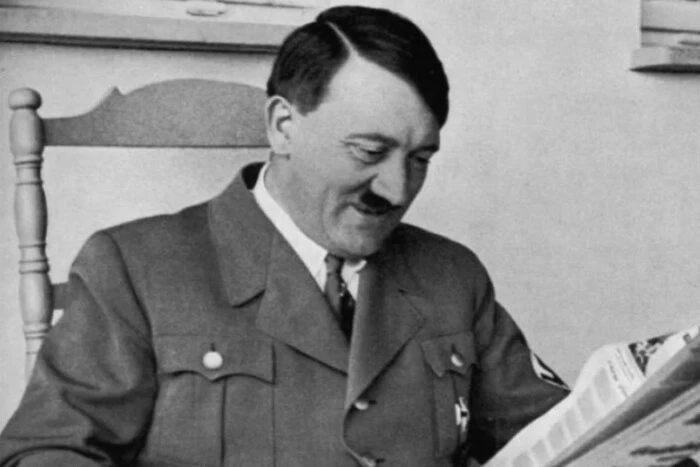 Hitler on the page of the President of Germany