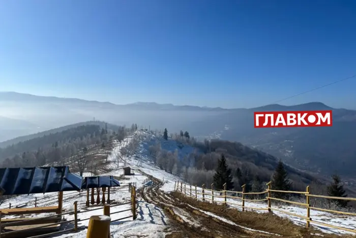 Hutsul crown castle in Yaremche