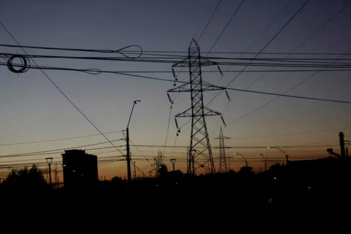 Dark street in Chile