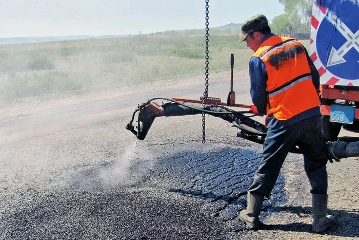 Road repair to the church in Ternopil region