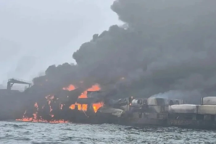 Collision of two ships in the North Sea