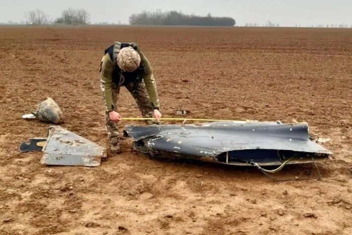 Drones are launched over Ukraine at night