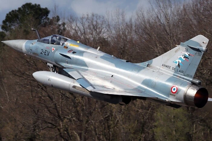 Mirage-2000 in the air during the attack