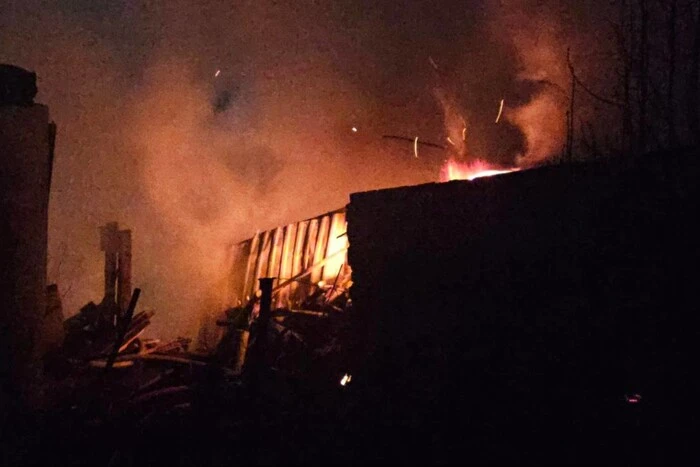 Photo of destroyed houses in Kherson