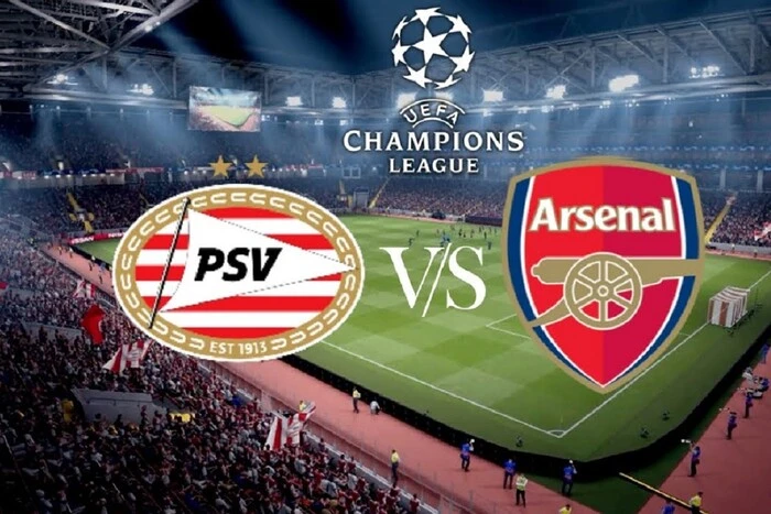 Arsenal destroyed PSV in the match