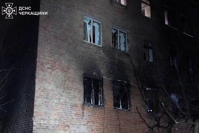 Наслідки ворожої атаки на Черкаси