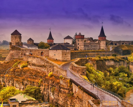 Canyons of Ukraine for family vacation in autumn