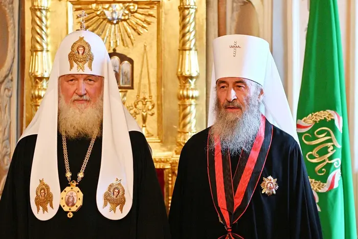 Image of the Ukrainian government and the Moscow Church