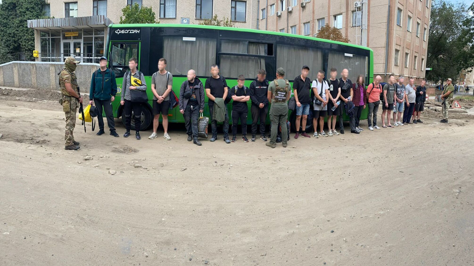 Detained tax evaders in Odessa region