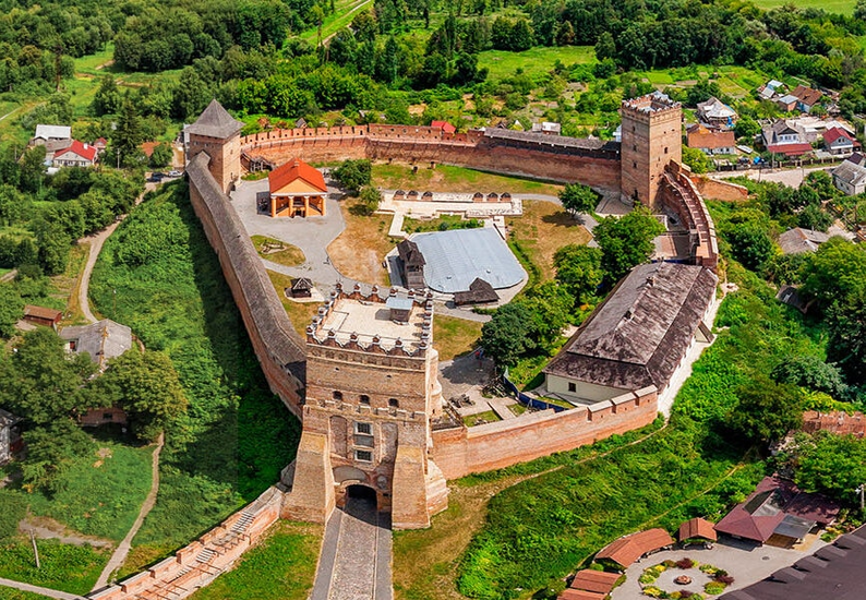 Landmarks of Lutsk. Church, castle, gates