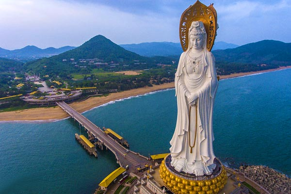 Sea landscape on Hainan Island