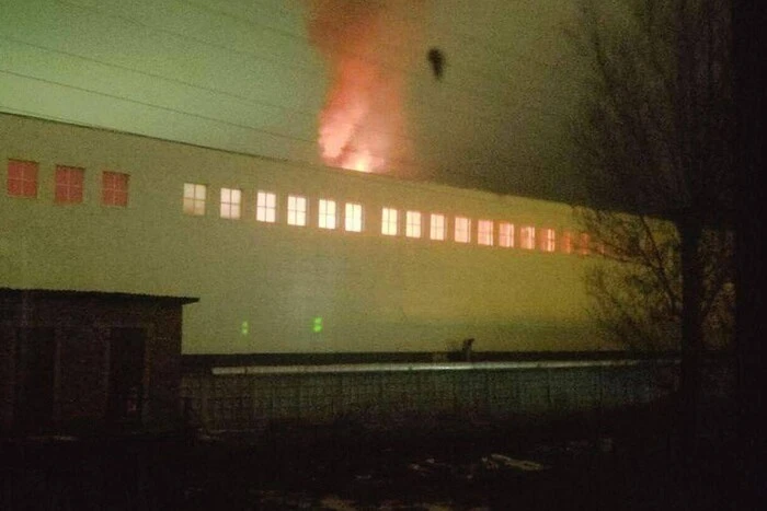 Drones are depicted over an important aviation plant