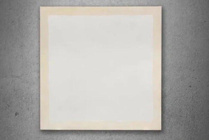 Auction of an empty canvas in Germany