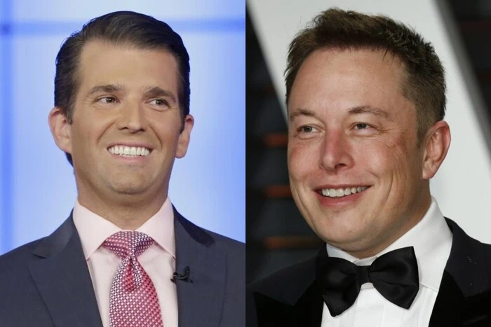 Trump's Son and Musk Laugh at Zelensky