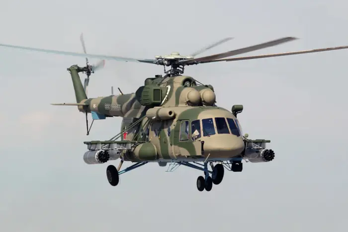 Mi-8 helicopter, Russian pilots on board