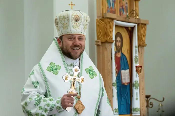 Cardinal Mykola Bychok and Pope Francis