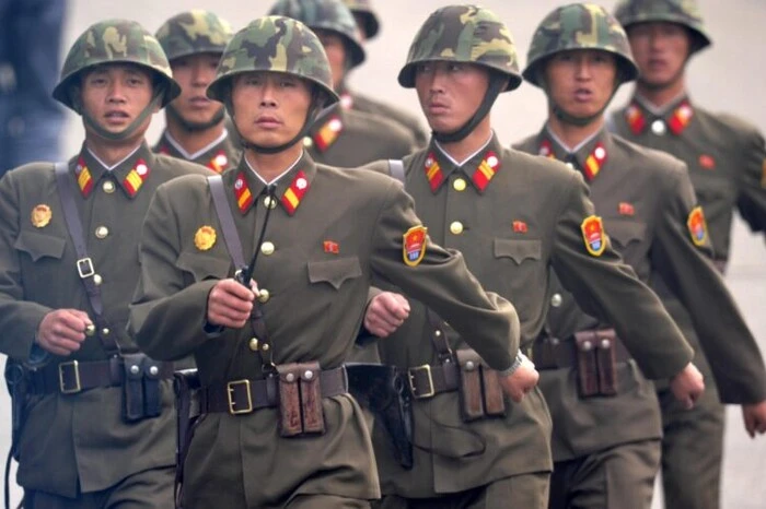 North Korean mercenaries on the road