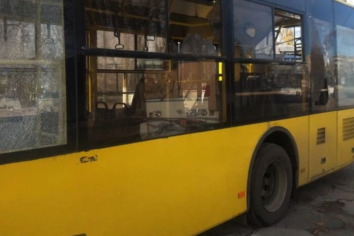 Explosives on a trolleybus in Kherson