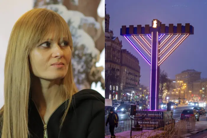 Hanukkah in the center of Kyiv, angering Ukrainians