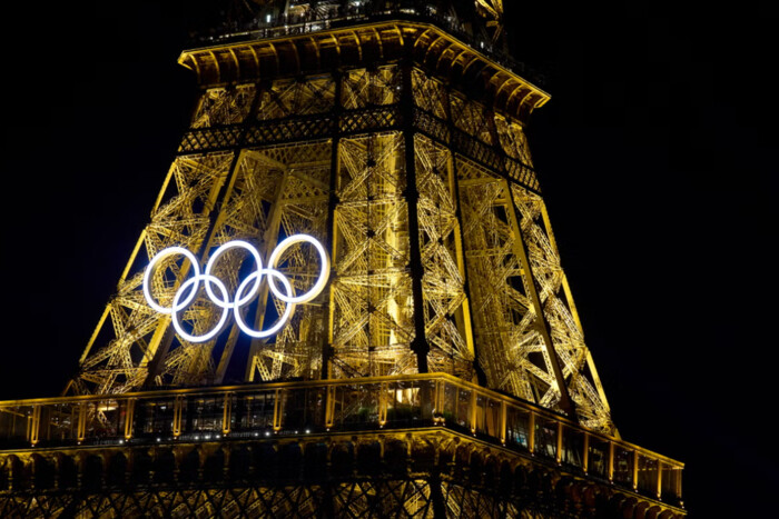 Abschlusszeremonie der Olympischen Spiele in Paris. Live-Übertragung