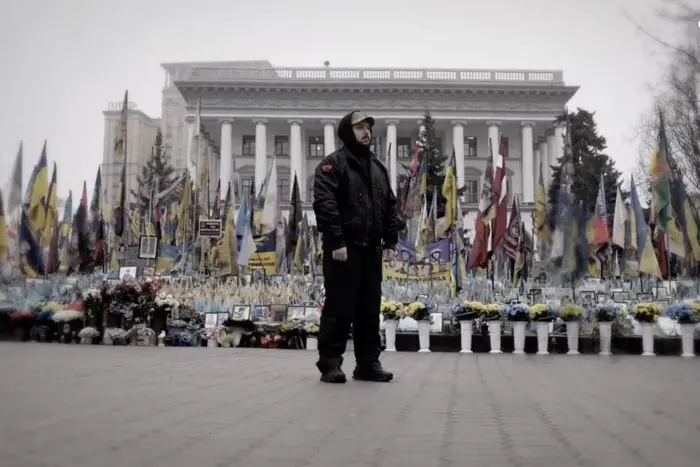 Image of Ukrainian rapper with a track based on Pavlychko's poem