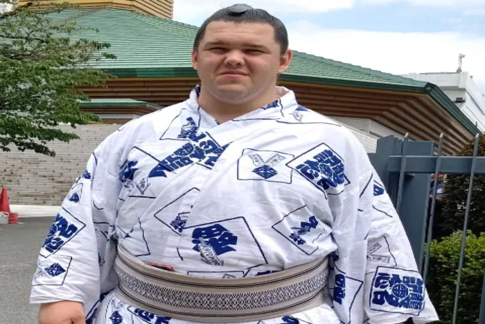 Ukrainian athlete in the top division of sumo in Japan