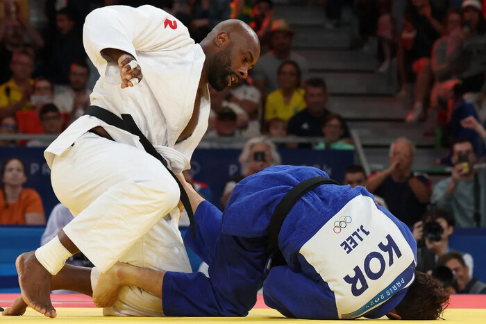 Ein Unterschied von 60 kg. Ein einzigartiger Kampf bei den Olympischen Spielen im Judo