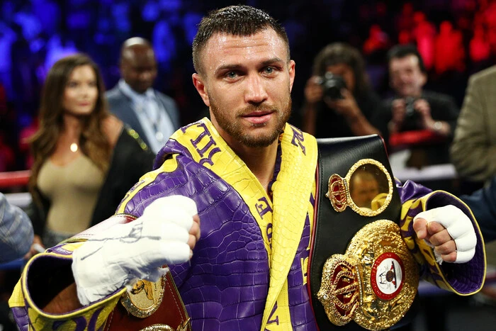 Lomachenko trains in a church