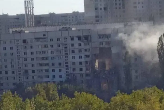 House in Kharkiv damaged by RF shelling