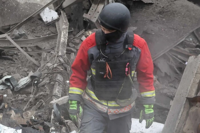 Body found under the rubble