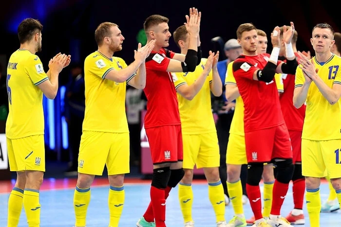 Ukraine's futsal team plays for the bronze