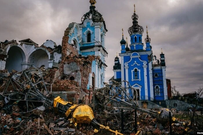 Selenskyj nannte die Anzahl der von den Russen zerstörten Kirchen