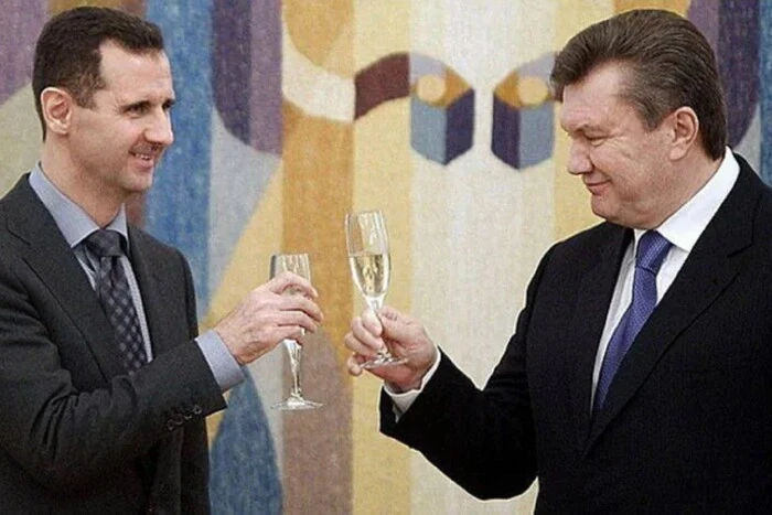 Meme with Assad and Putin