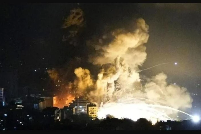 Israeli airstrikes on Hezbollah weapon depots