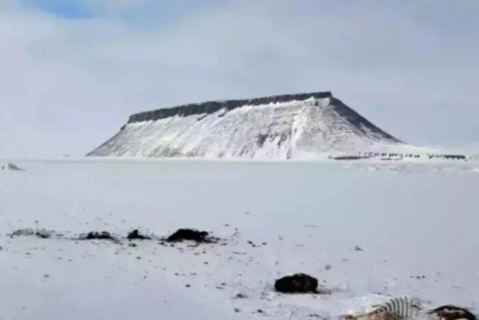 Ruins of a secret city under the ice