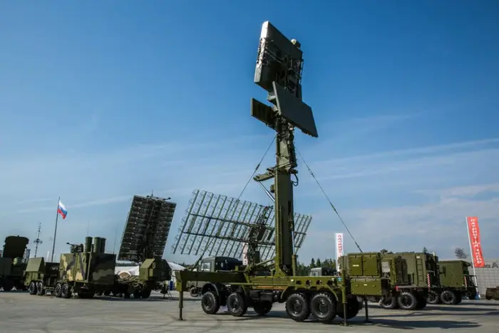 Bombed fragments of the radar station in Crimea