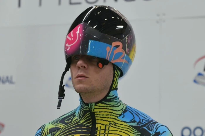 Heraskevych at the World Cup in skeleton