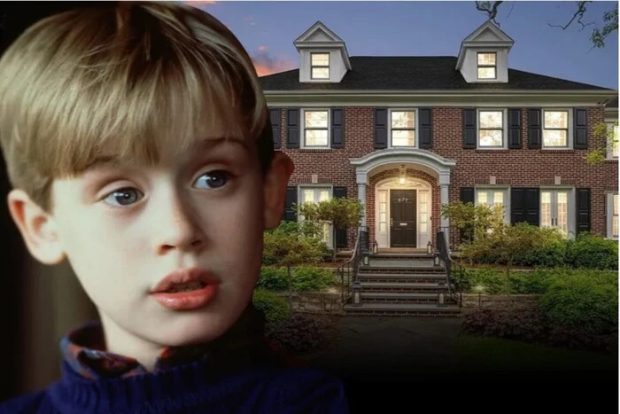 Facade of the house from the movie 'Home Alone'