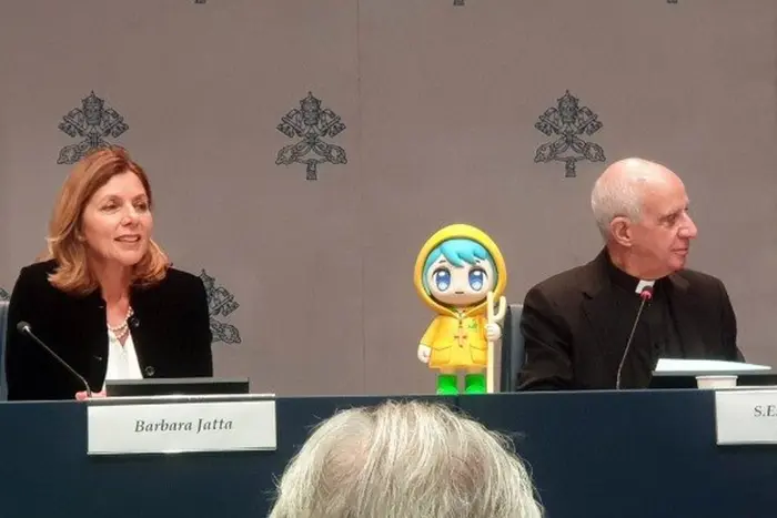 Vatican mascot at the comic festival