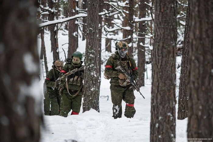 Russian sabotage group close to the Ukrainian border