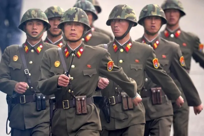 North Korean soldiers in the Kharkiv direction