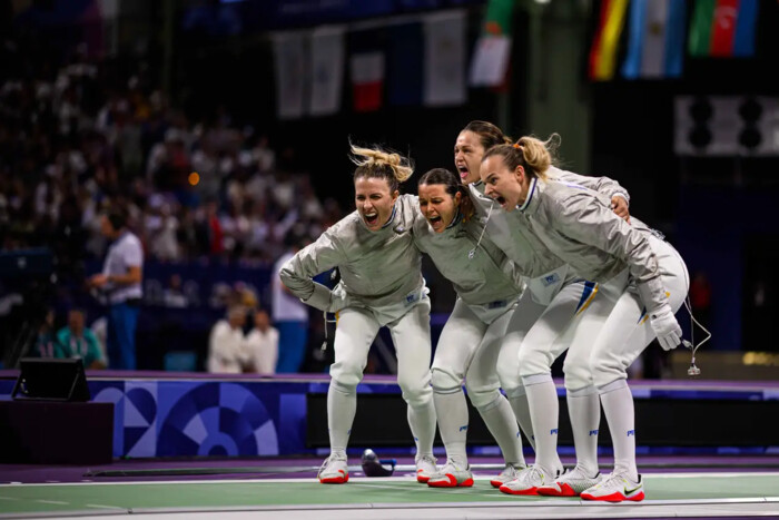 Drużyna szablistek zdobyła pierwsze 'złoto' dla Ukrainy na Igrzyskach Olimpijskich w Paryżu